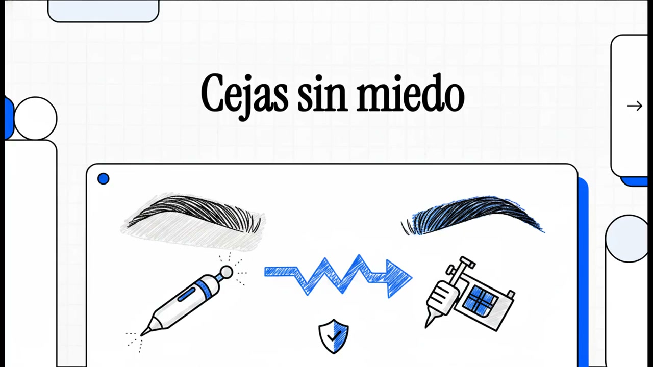 MIDAS Facebook ad: ¡Cejas perfectas sin tatuajes eternos!
