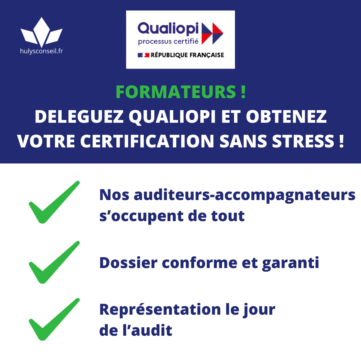 Hulys Conseil Facebook ad