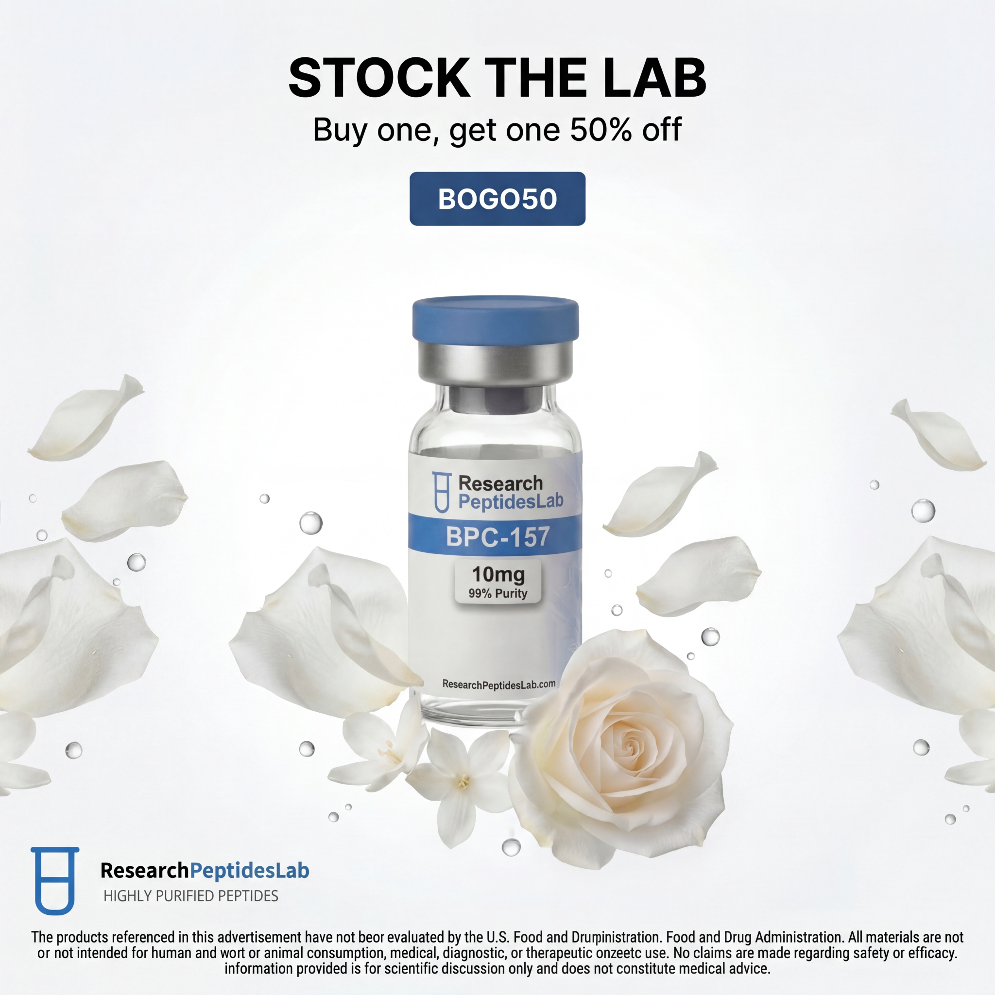 Research Peptides Lab Facebook ad