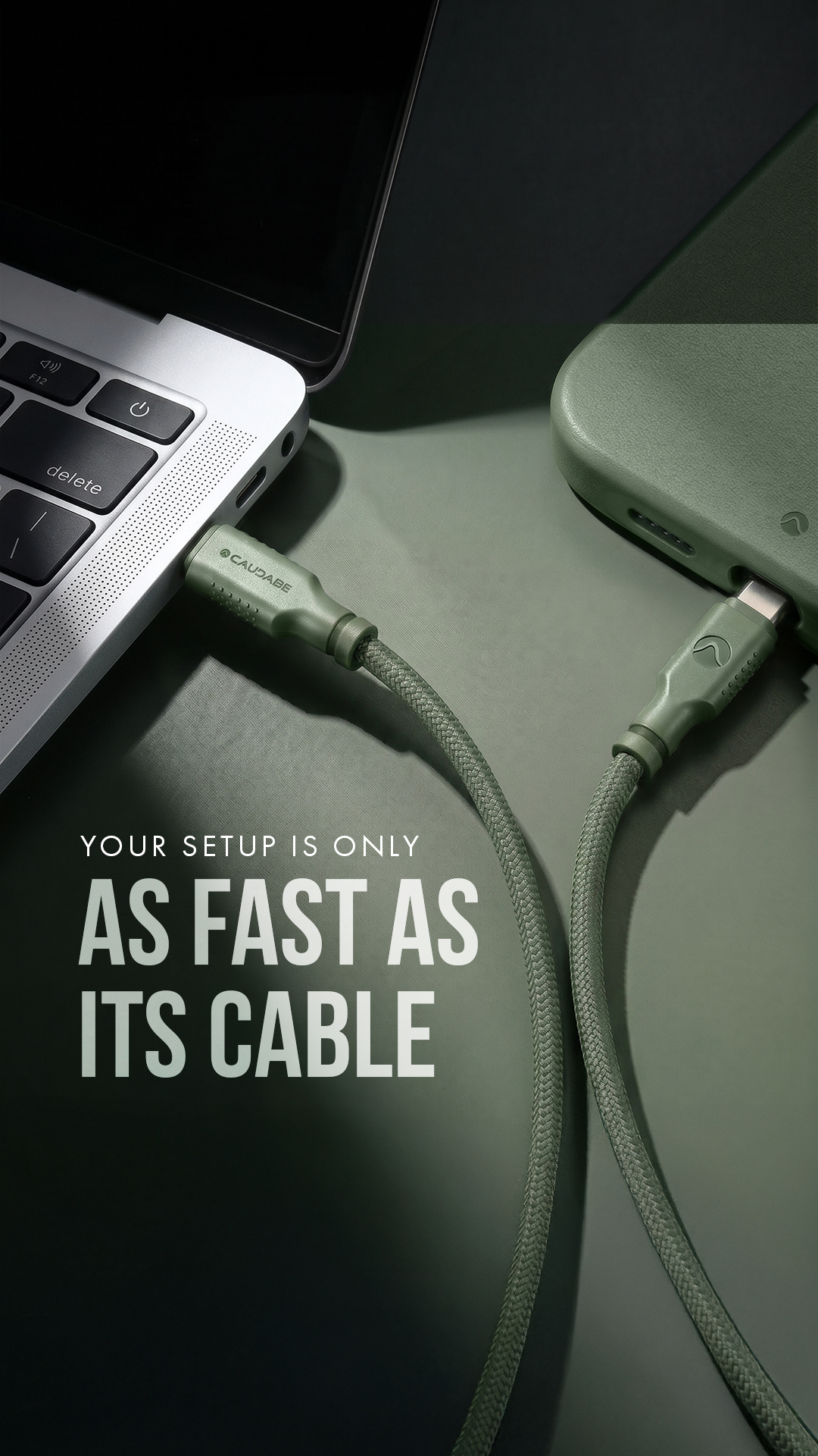 Caudabe Facebook ad: Stop settling for 60W.
