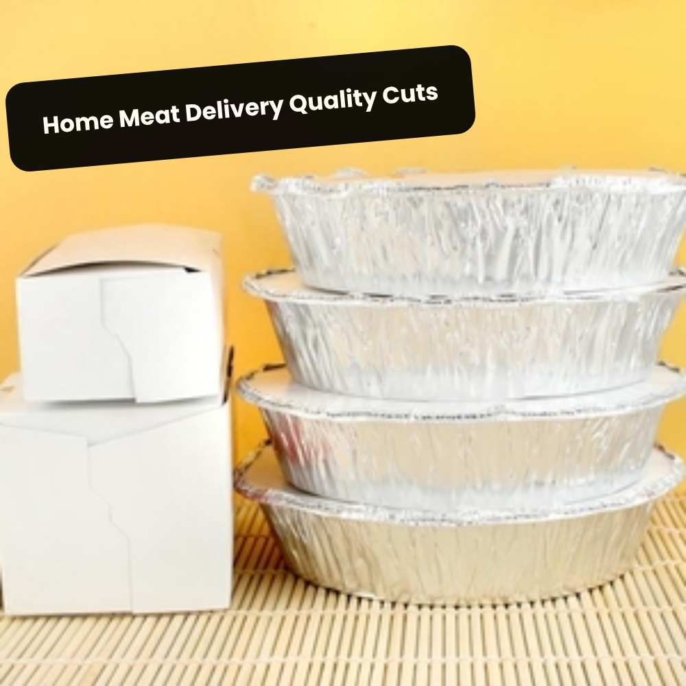 SwiftResults Here Facebook ad: Home Meat Delivery Quality Cuts!