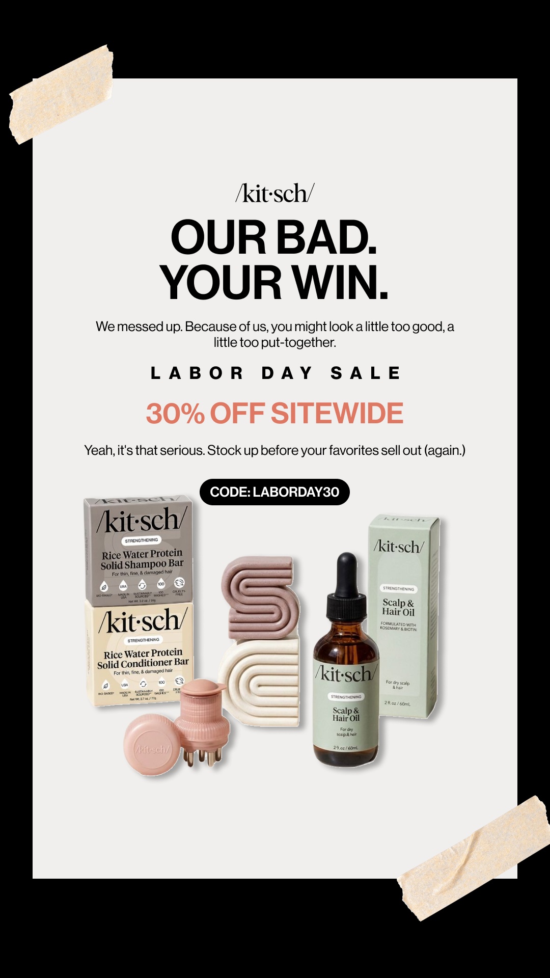 Kitsch Facebook ad