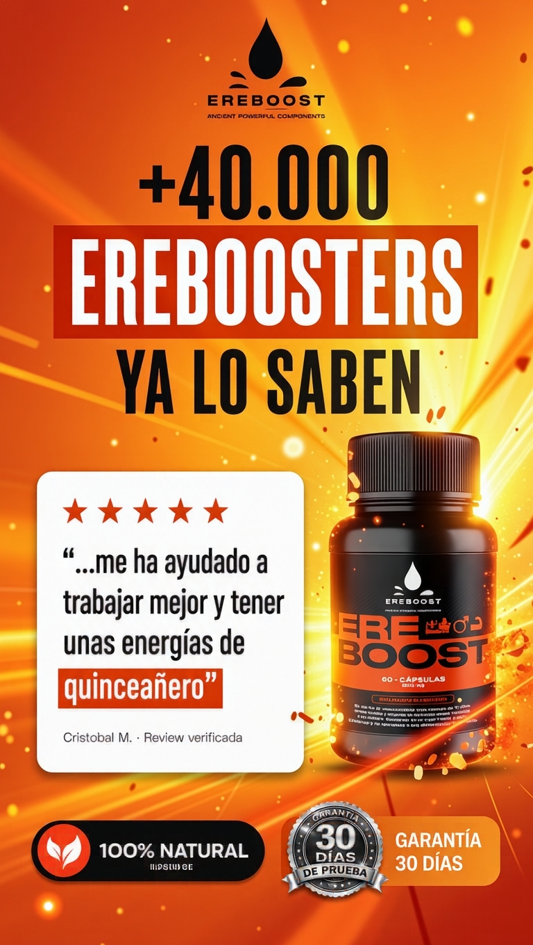 Ereboost Facebook ad: Energías de quinceañero