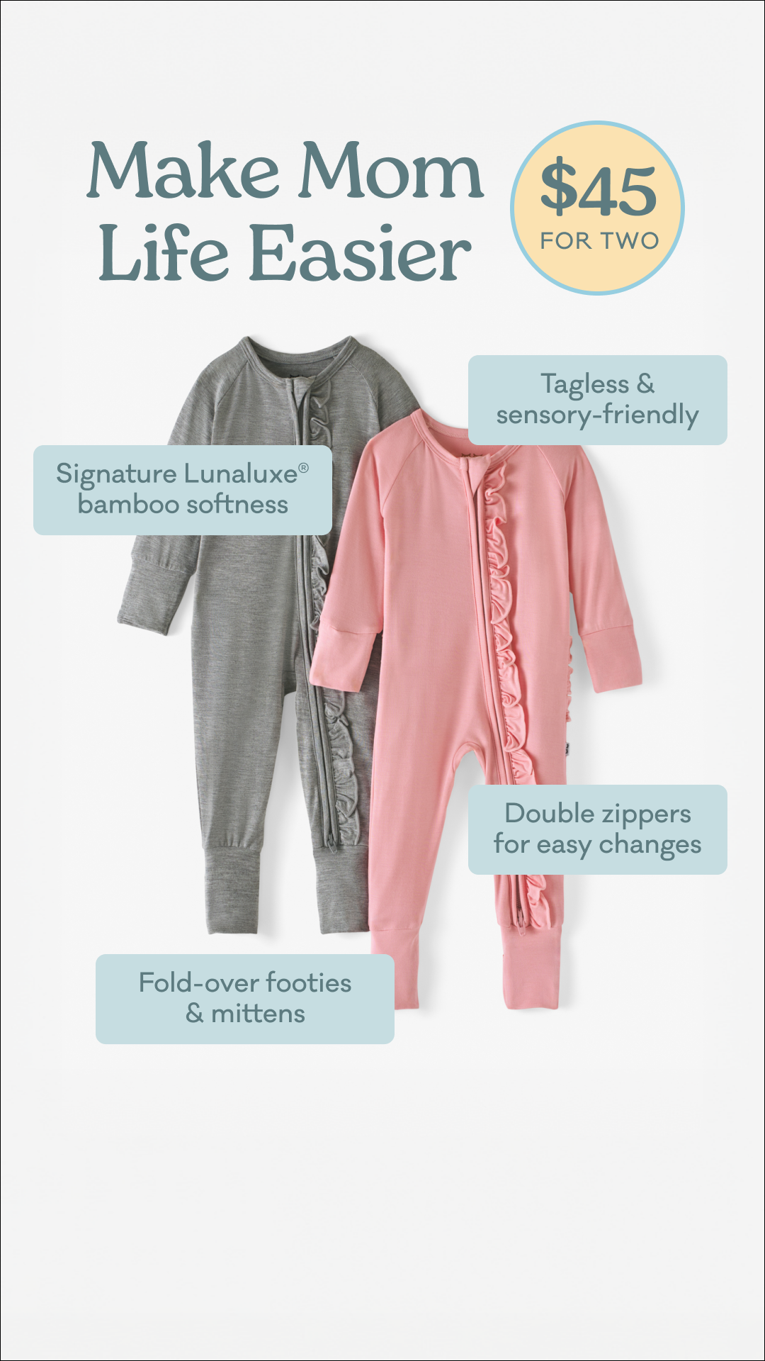 Little Sleepies Facebook ad