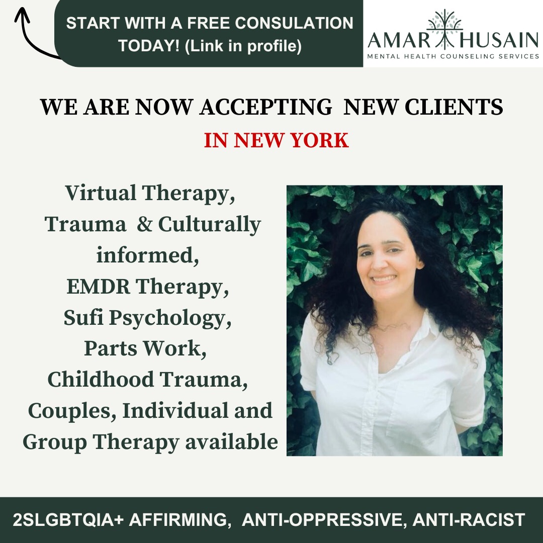 Amar Husain Counseling Services Facebook ad: You didn’t just grow up in a family.