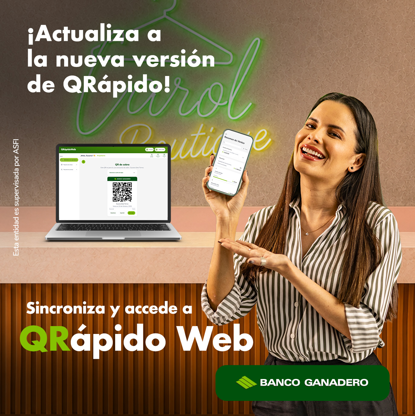 Banco Ganadero Facebook ad: ¡Escuchamos sus sugerencias!