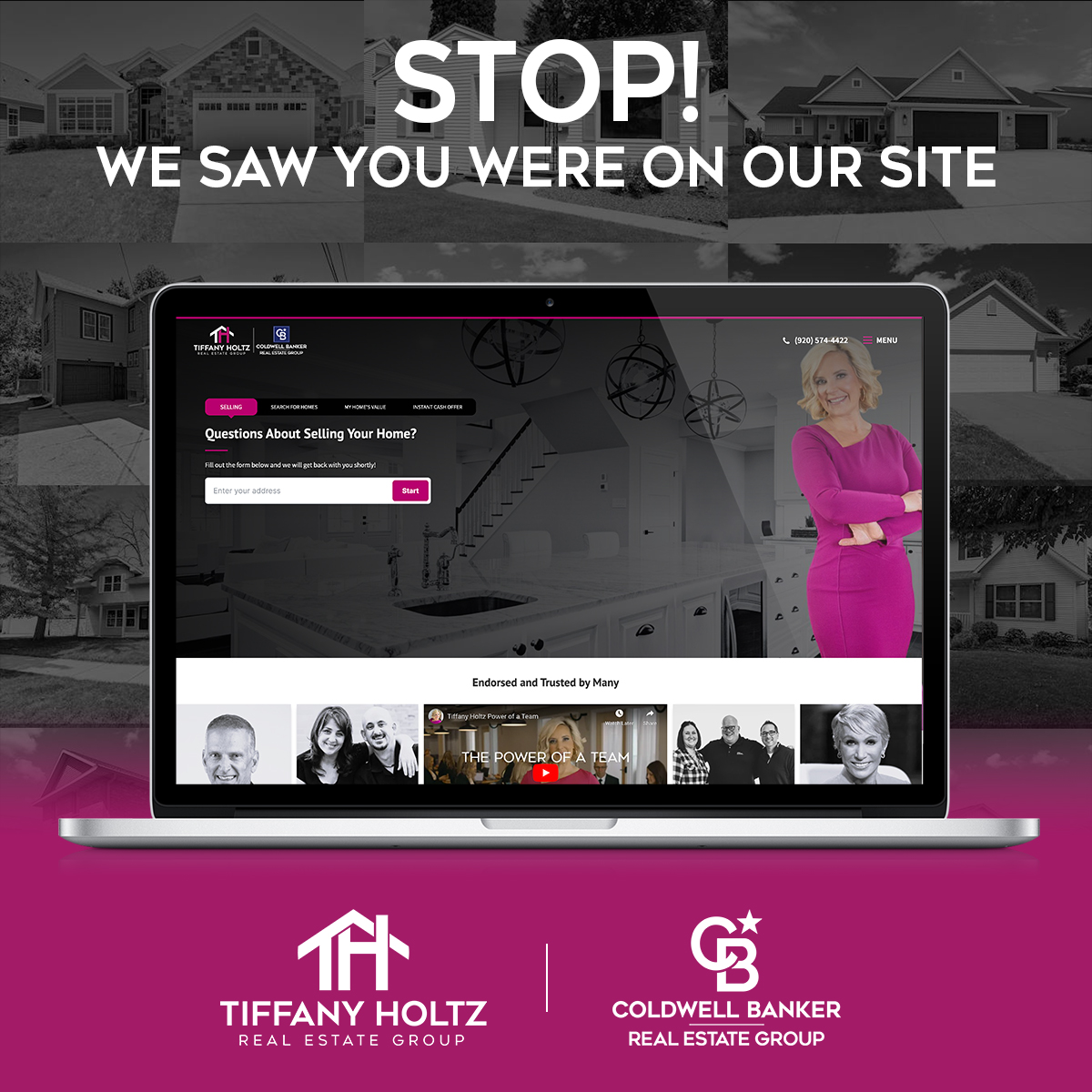 Tiffany Holtz Real Estate Group Facebook ad