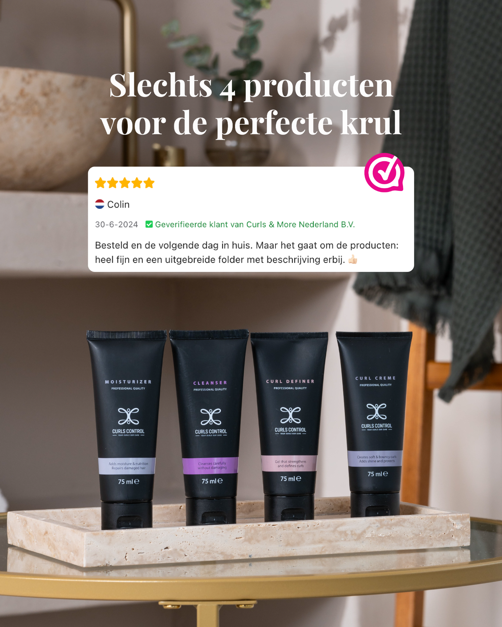 Curls Control Facebook ad