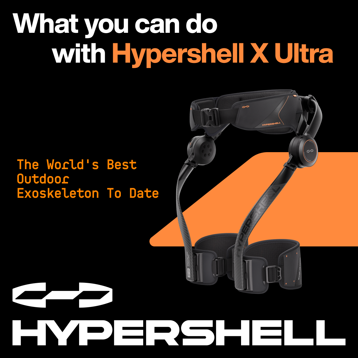 Hypershell Facebook ad: Most wearable tech tracks your performance.