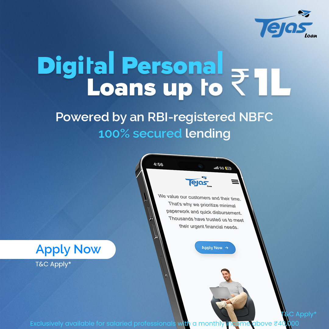 Tejas Loan Facebook ad: Instant Loans with Tejas Loan