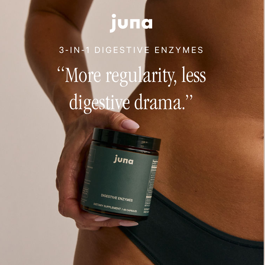 juna.world Facebook ad: 3-in-1 Digestive Support