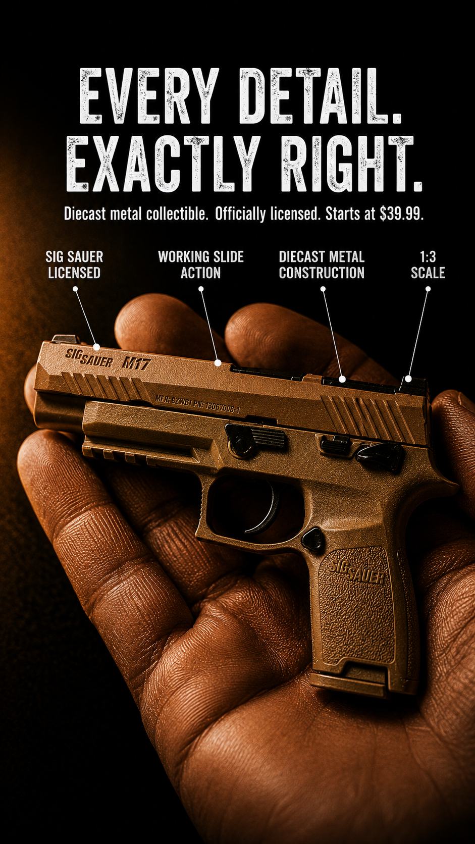 GoatGuns Facebook ad: The GOAT Gift For The GOAT Dad.
