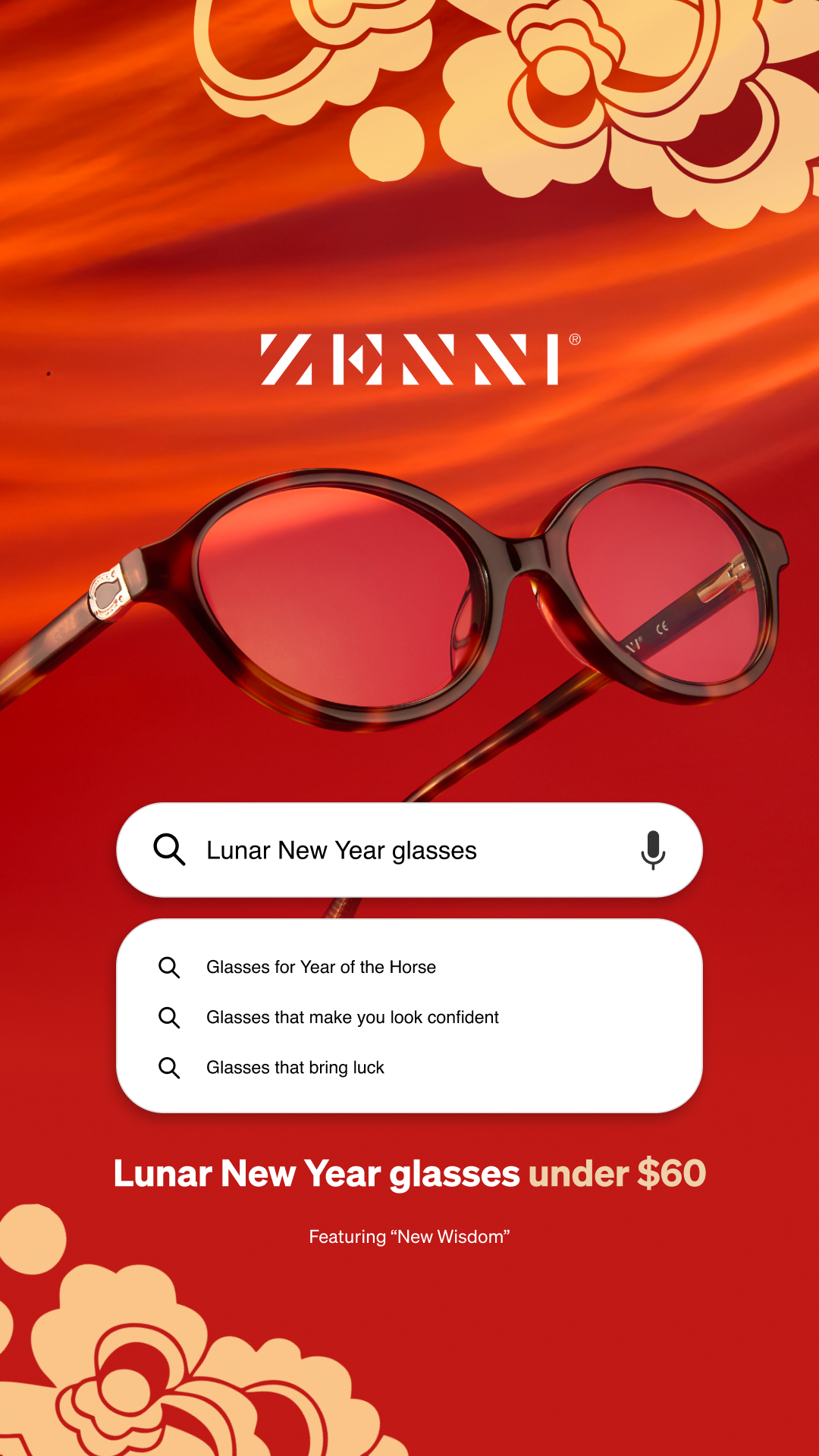 Zenni Optical Facebook ad