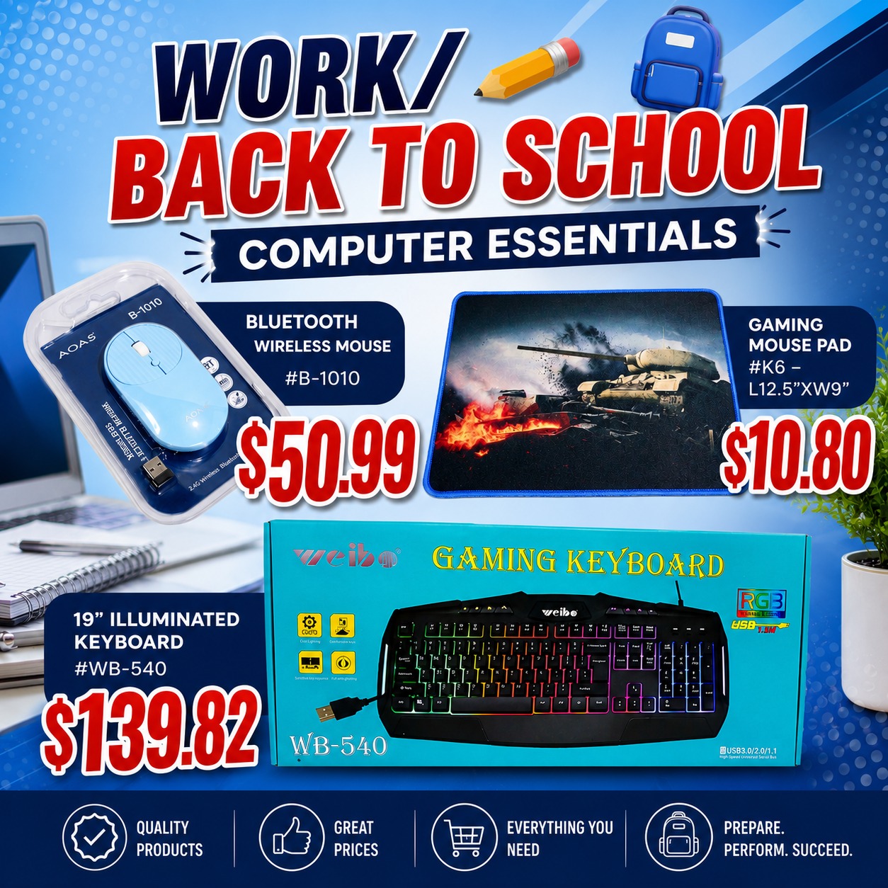 First Caribbean Marketing CO. LTD Facebook ad: Computer Accessories, Waymart