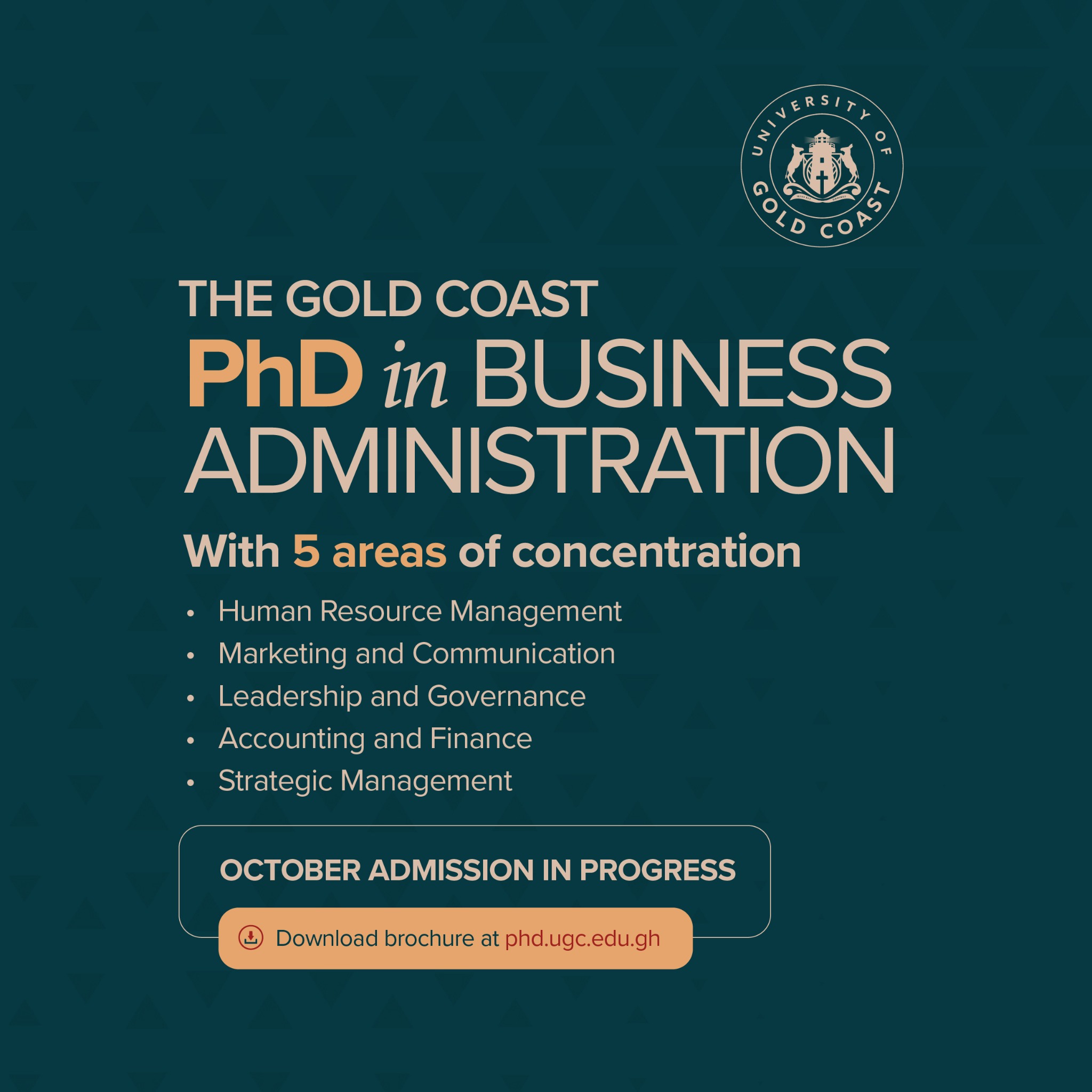 University of Gold Coast Facebook ad