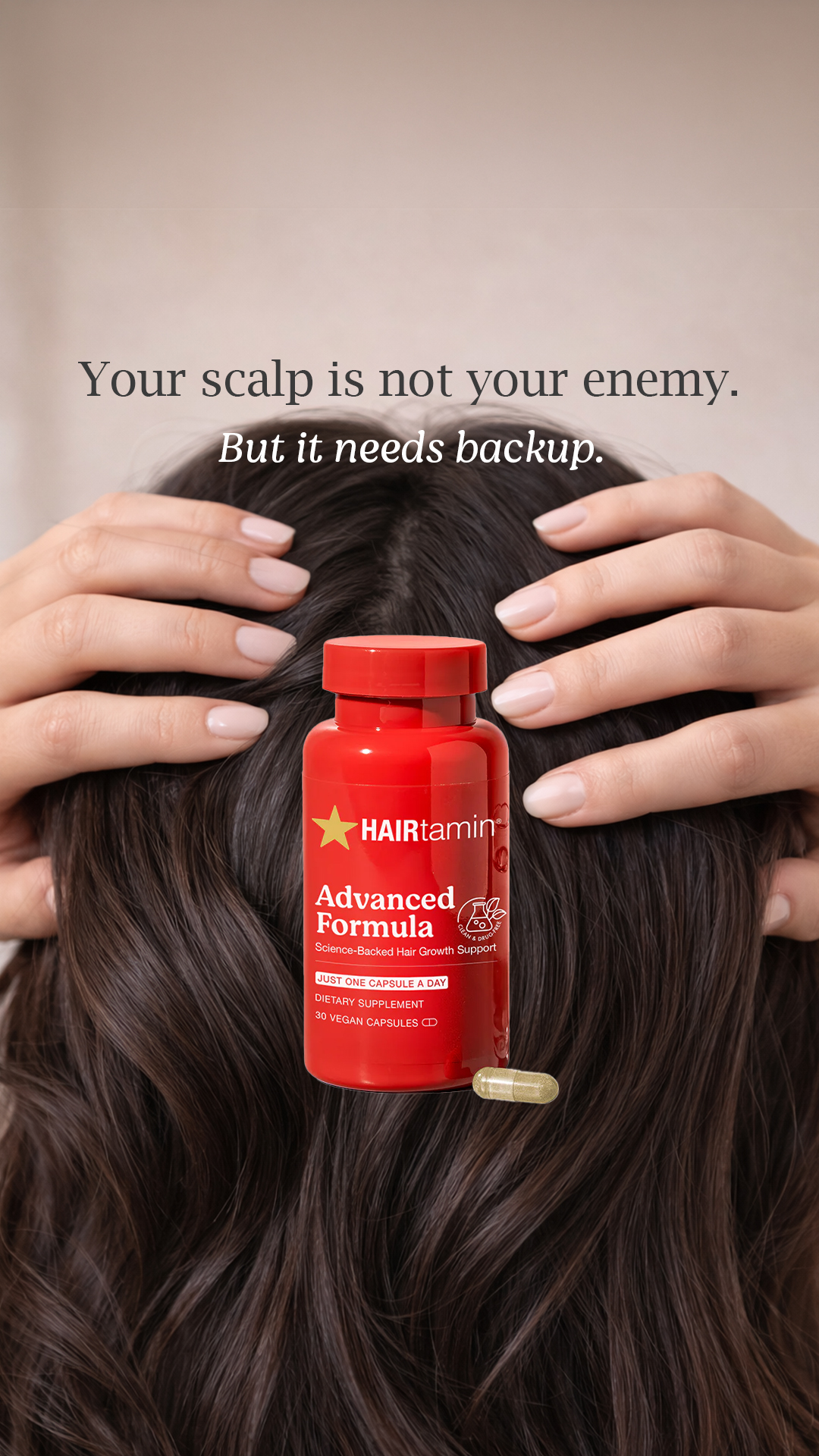 HAIRtamin Facebook ad