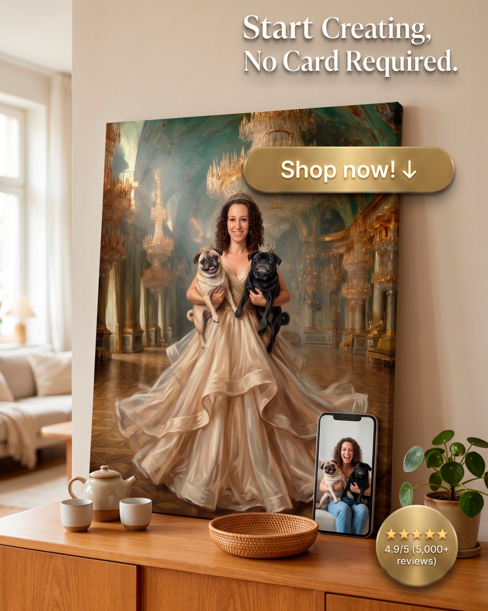 Turn Me Royal Facebook ad