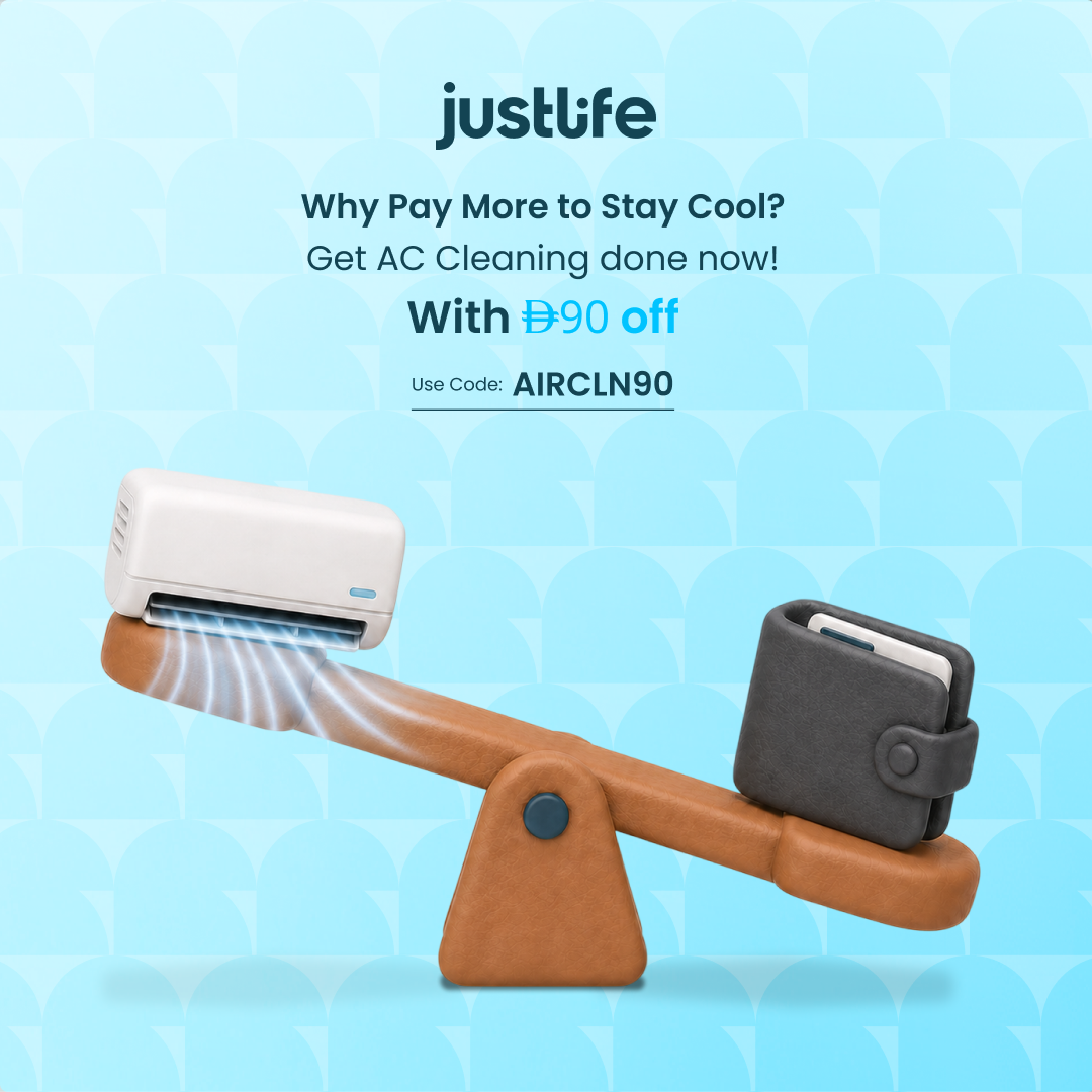 Justlife UAE Facebook ad