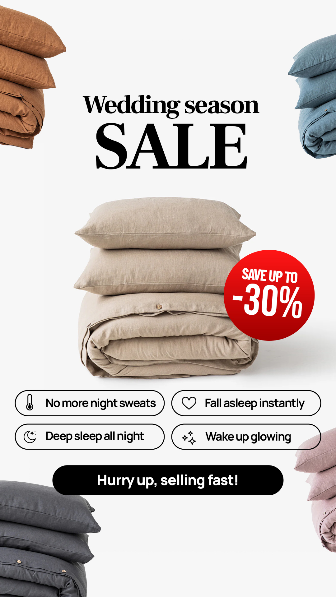 MagicLinen Facebook ad