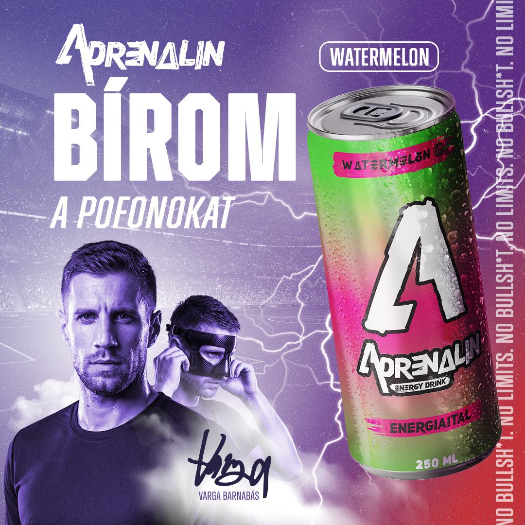 Adrenalin Energy Drink Facebook ad: Bírom a pofonokat.