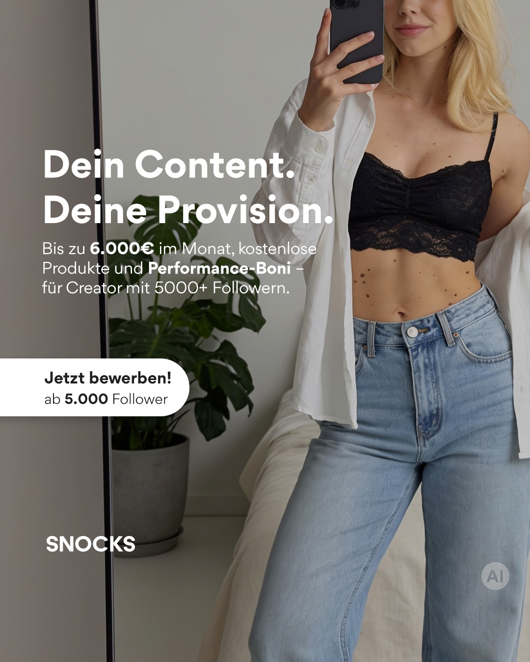 Snocks Facebook ad: SNOCKS Partnerprogramm