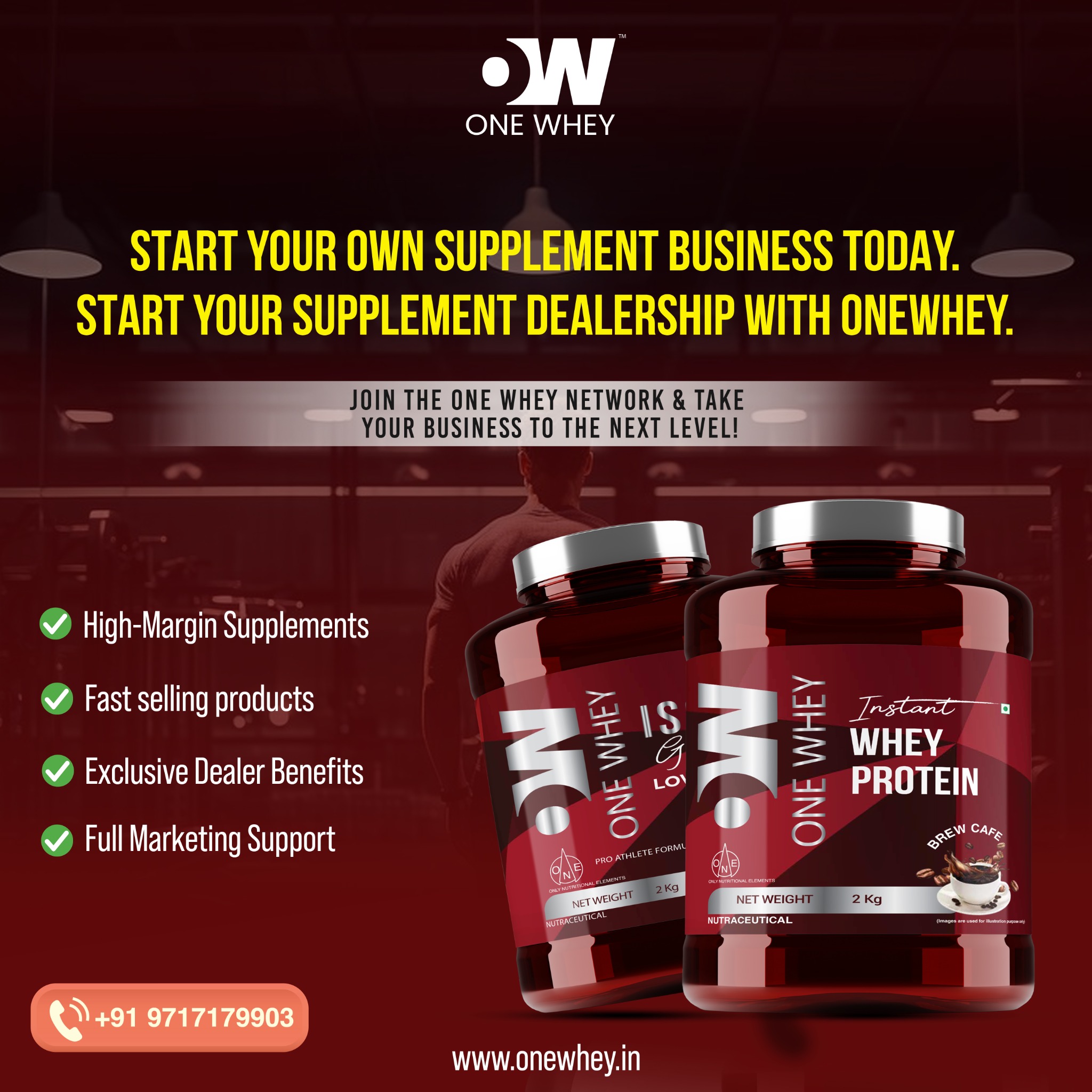 One Whey Facebook ad