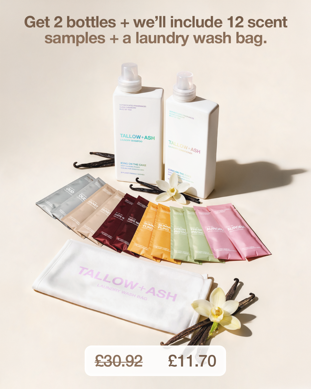 Tallow + Ash Facebook ad