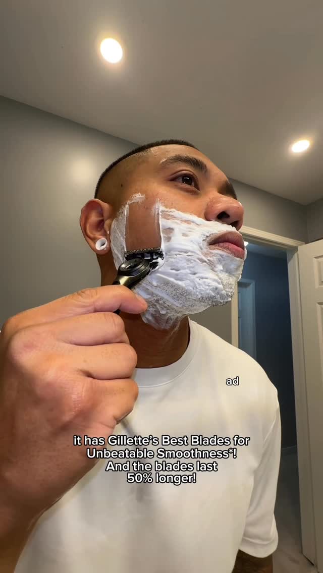 Gillette Facebook ad: @Gillette Family chaos in the bathroom?