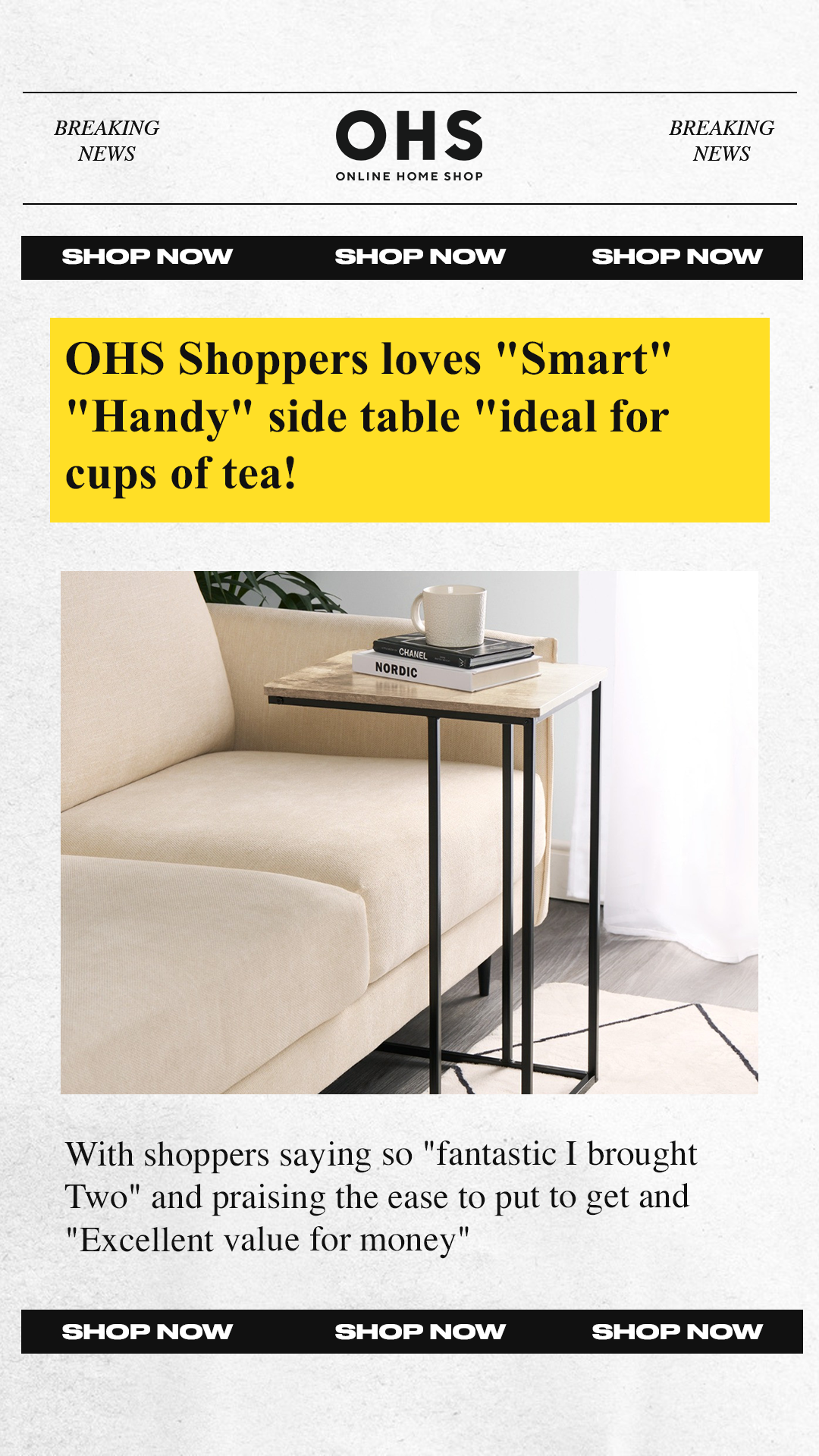 Online Home Shop Facebook ad