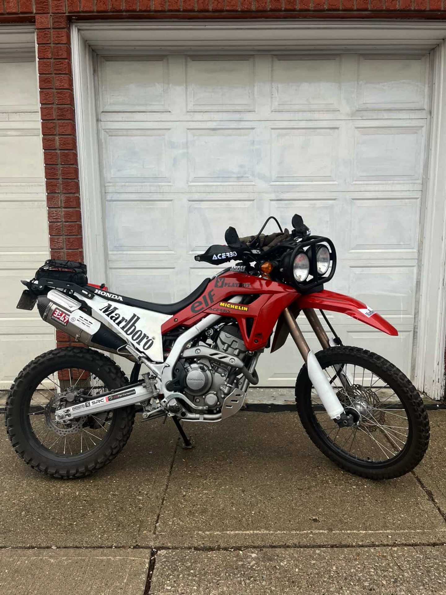 knotcustoms_ Facebook ad: Honda CRF 300L Baja headlight