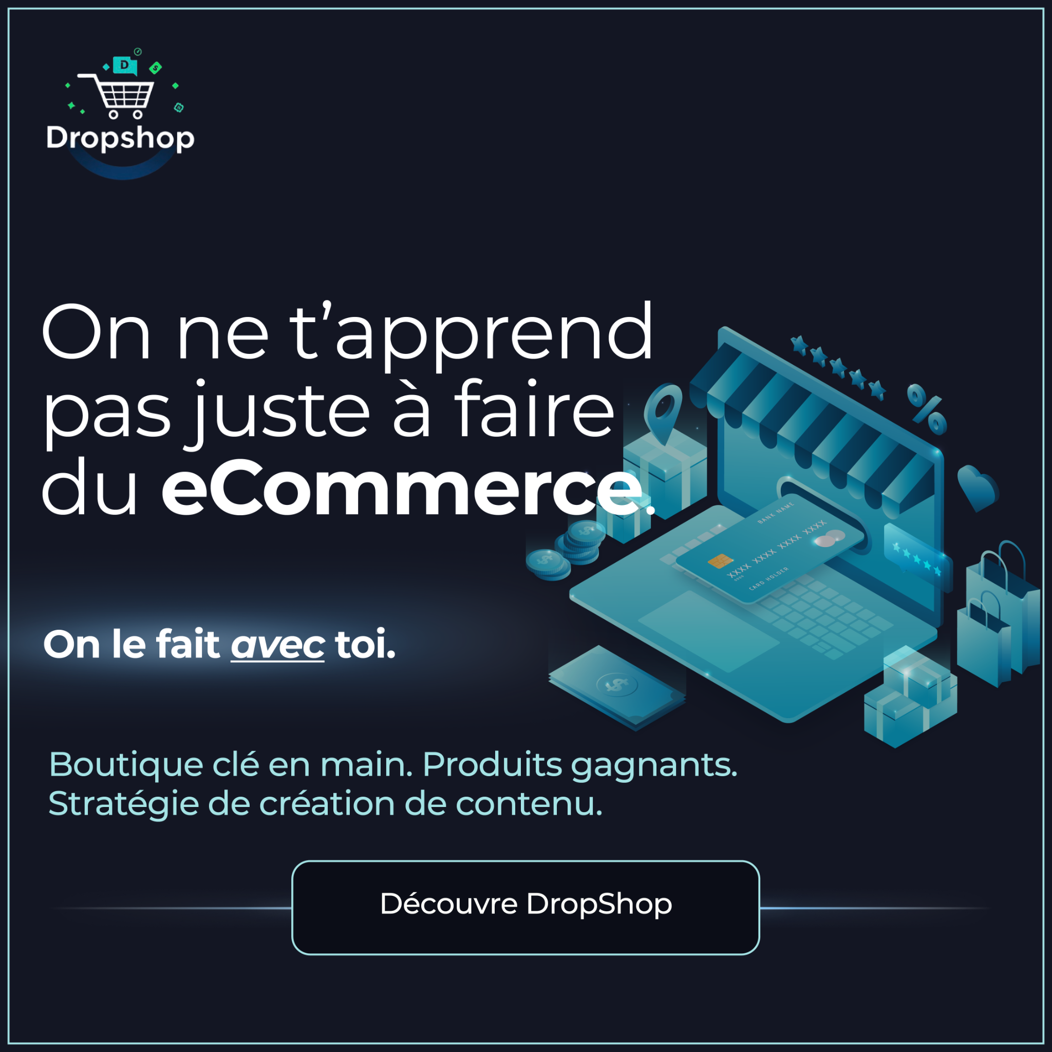 Dropshop Facebook ad from Mar 25, 2026