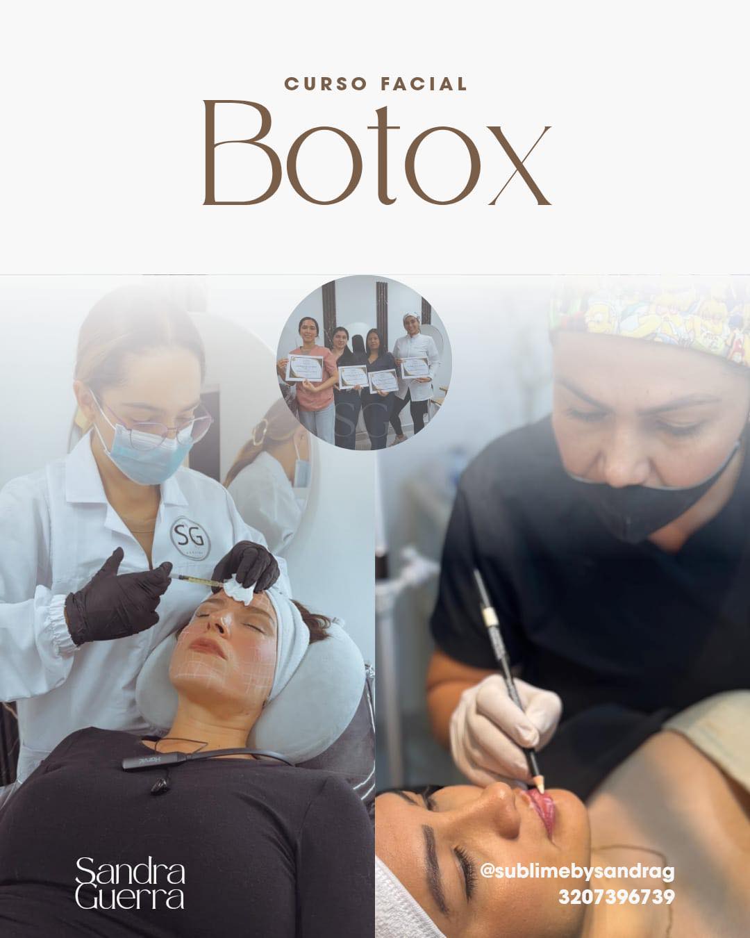 Sublime by sandra guerra Facebook ad: Curso Botox el más rentable