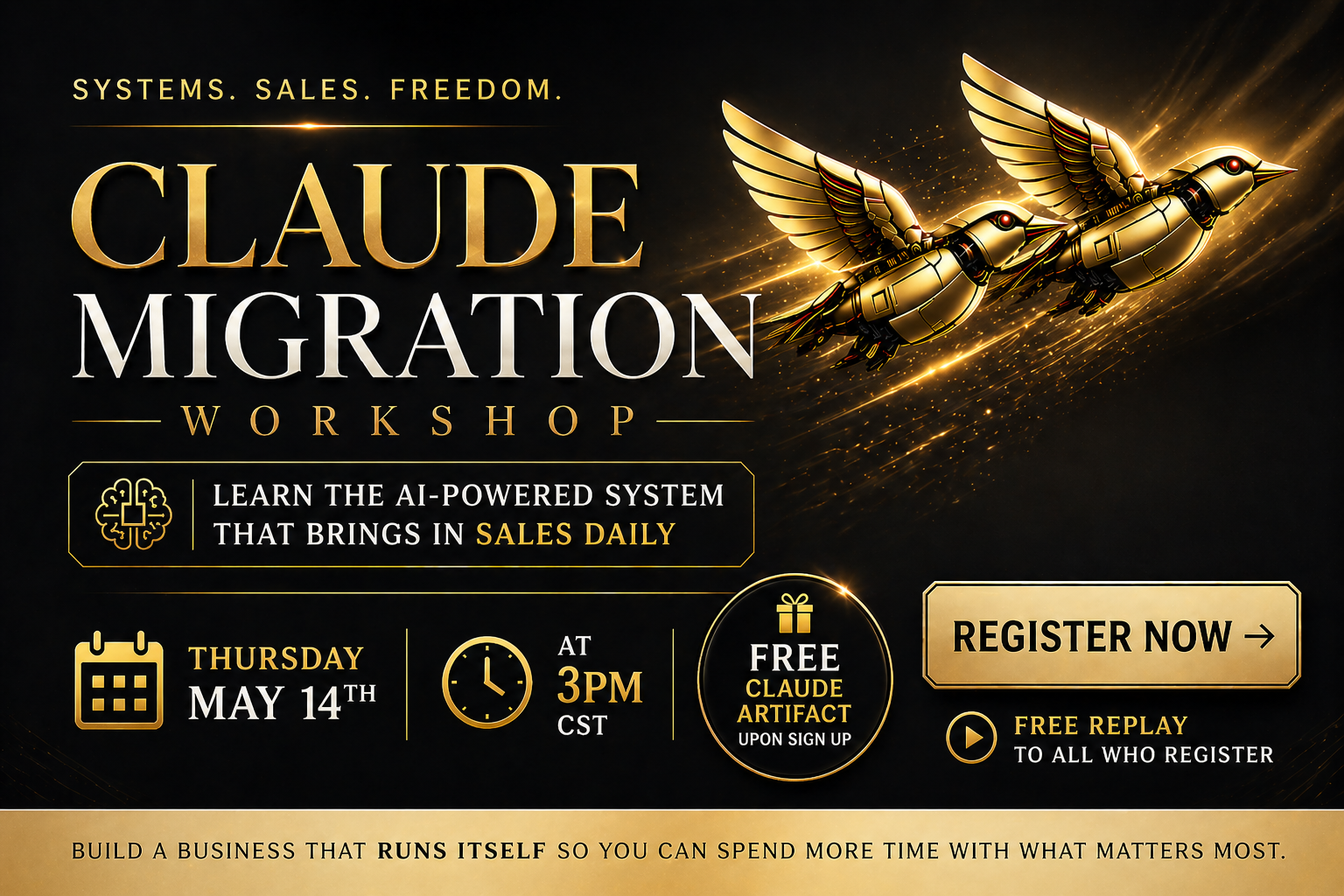 Coach Becky Beach Facebook ad: Migrate to Claude.seamlessly!