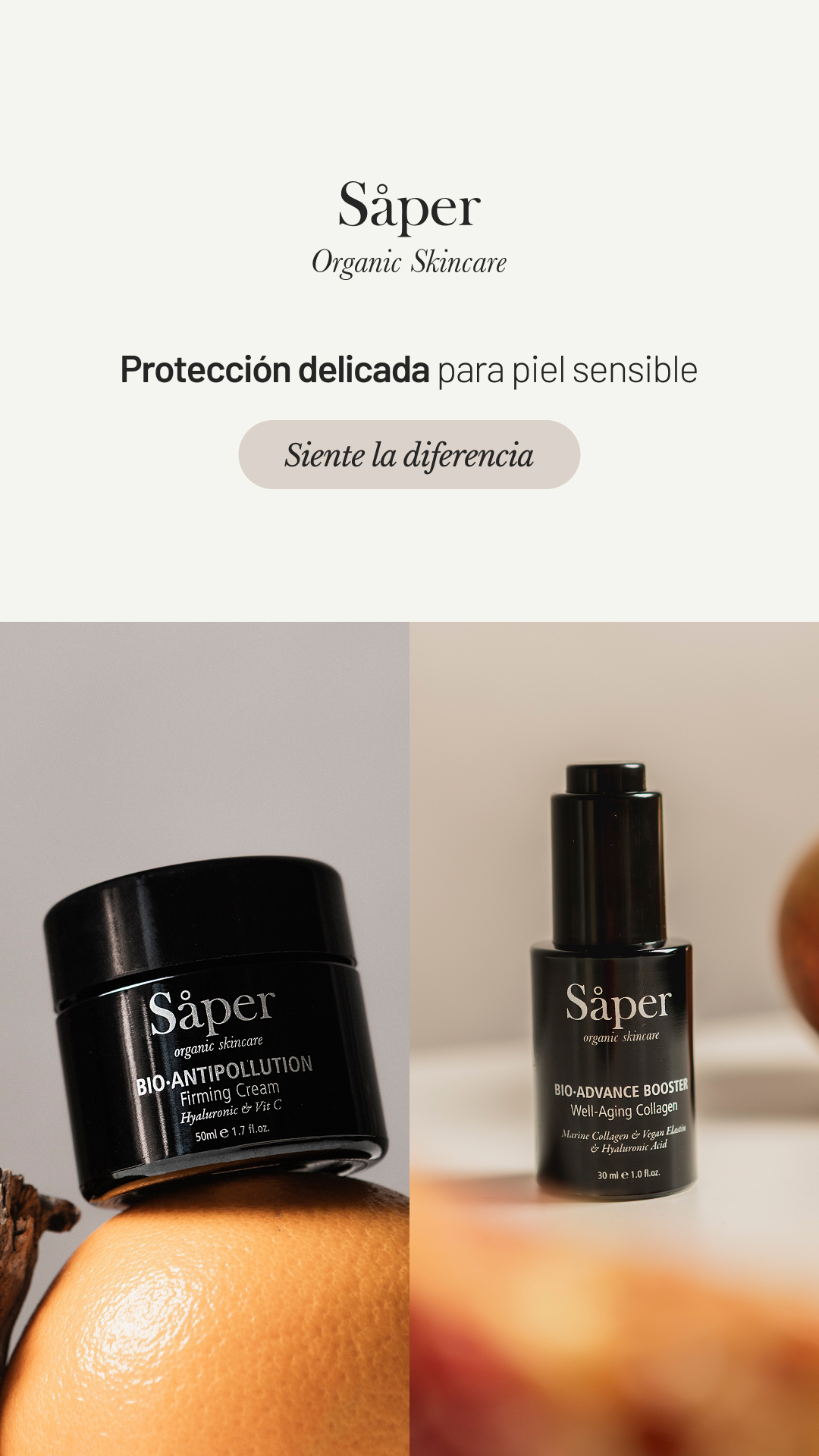 Såper Organic Skincare Facebook ad
