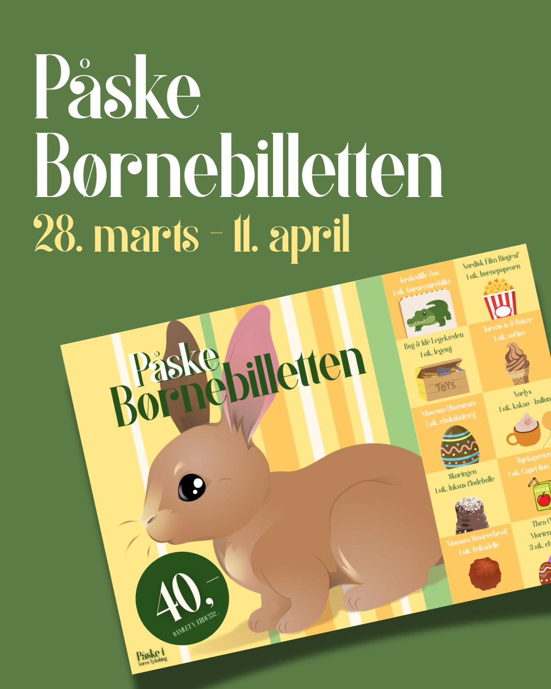 Vores Nykøbing Facebook ad: Påskebørnebillet | Vores Nykøbing