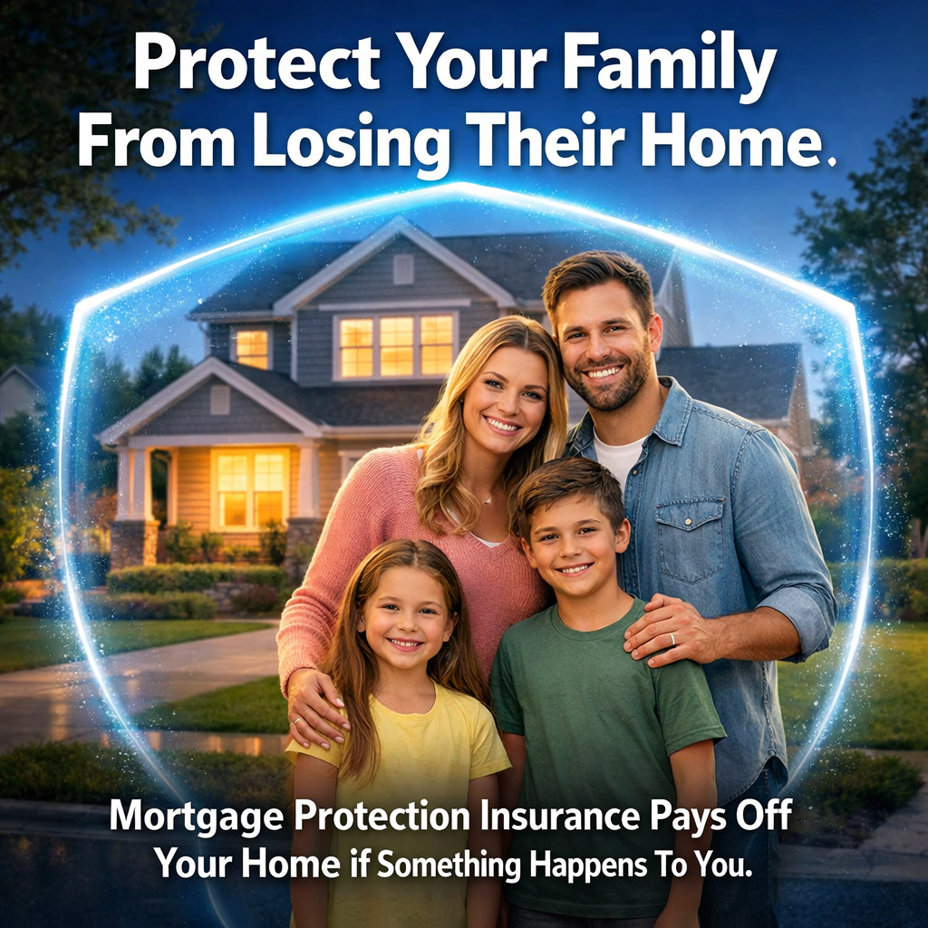Safe Nest Insurance Facebook ad: Mortgage Protection Made Easy for Homeowners