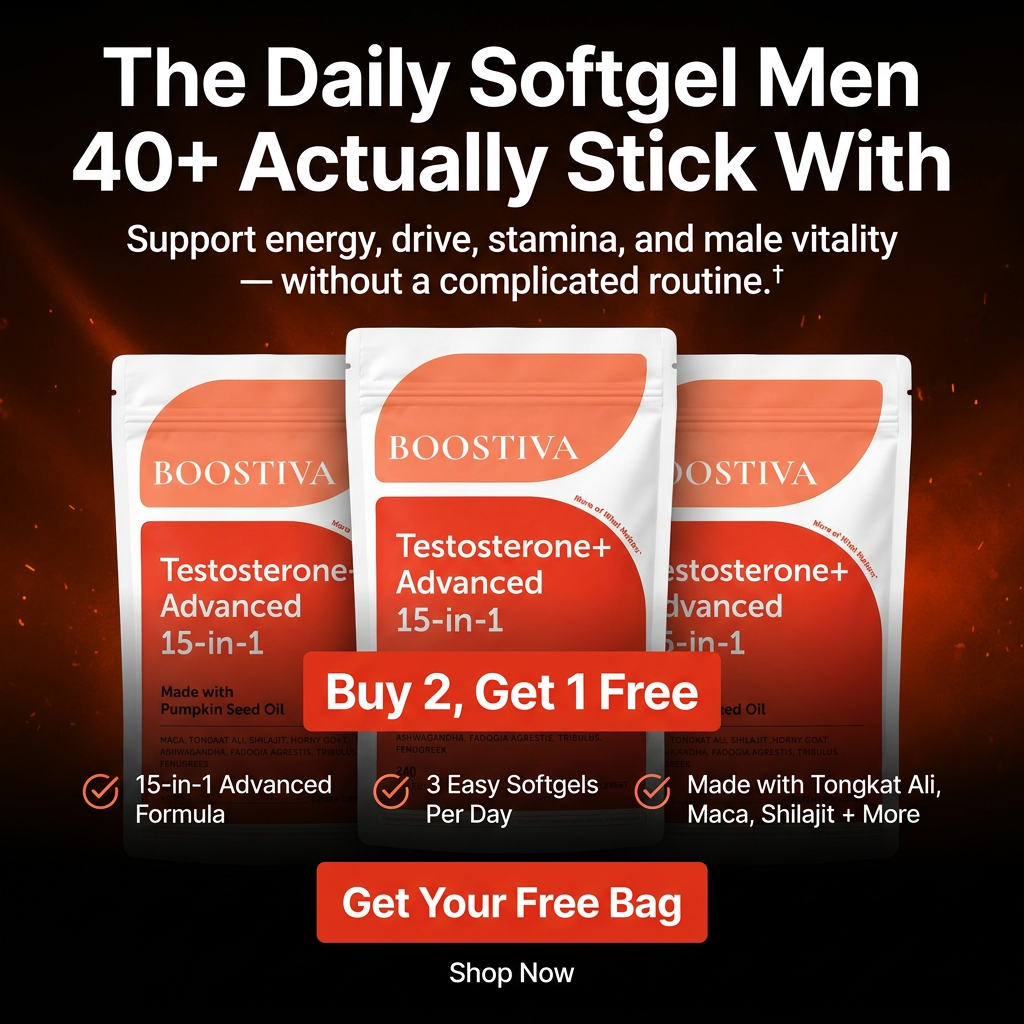 Try Boostiva Facebook ad: Get Your Edge Back, Without Injections