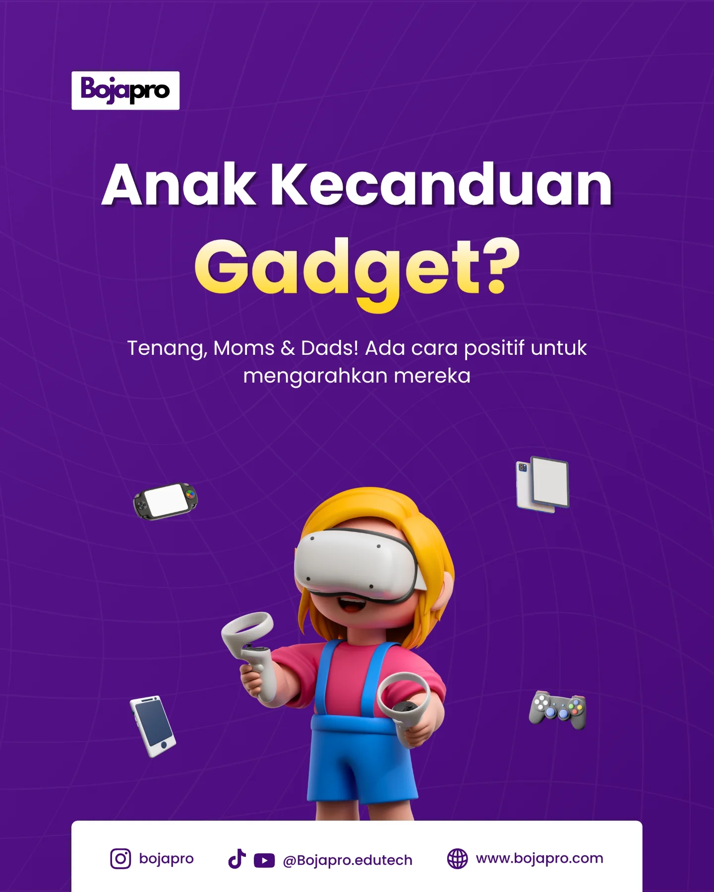 Bojapro Connected Page Facebook ad: Daripada dilarang total, mending dialihkan ke hal yang…