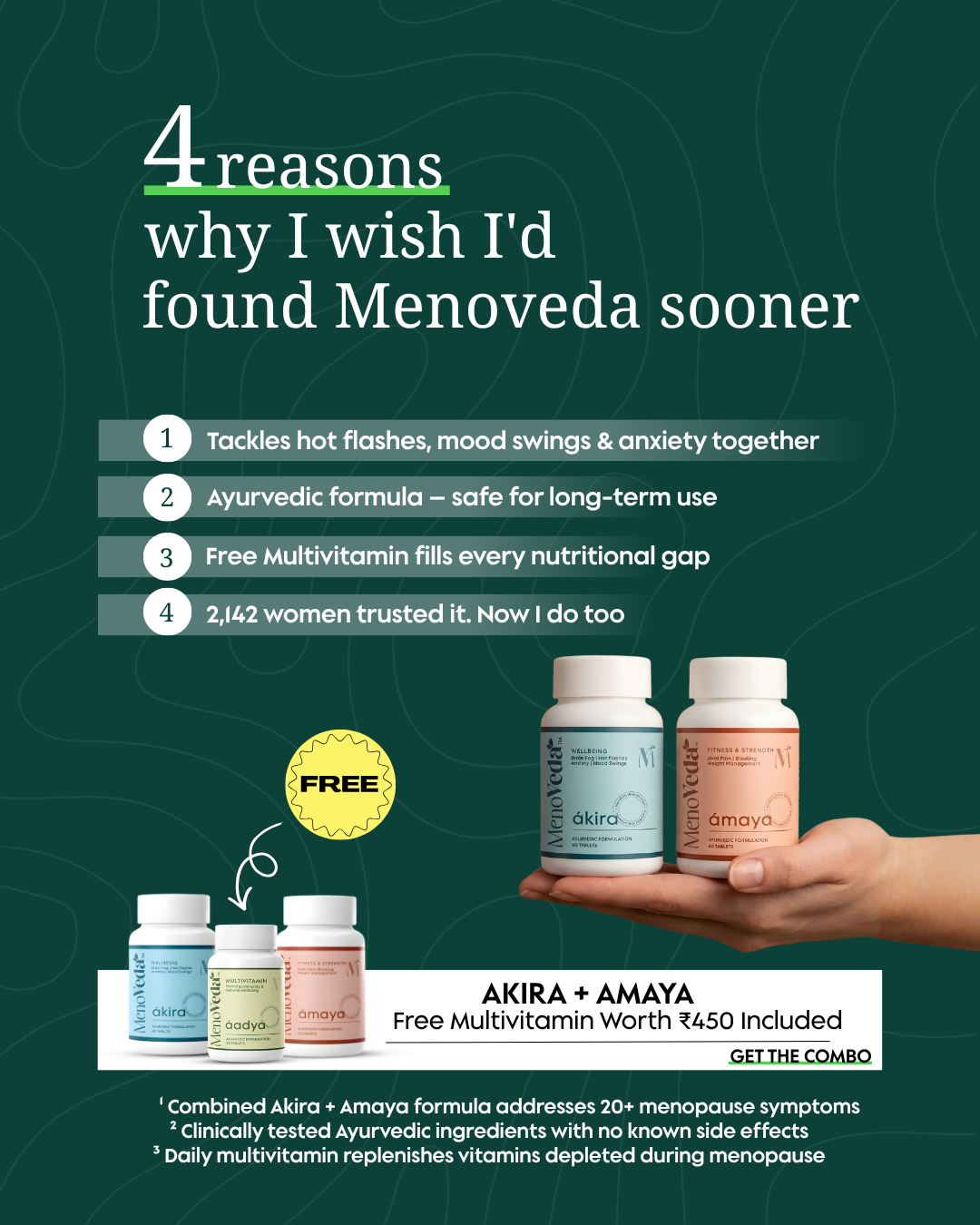 Menoveda Facebook ad