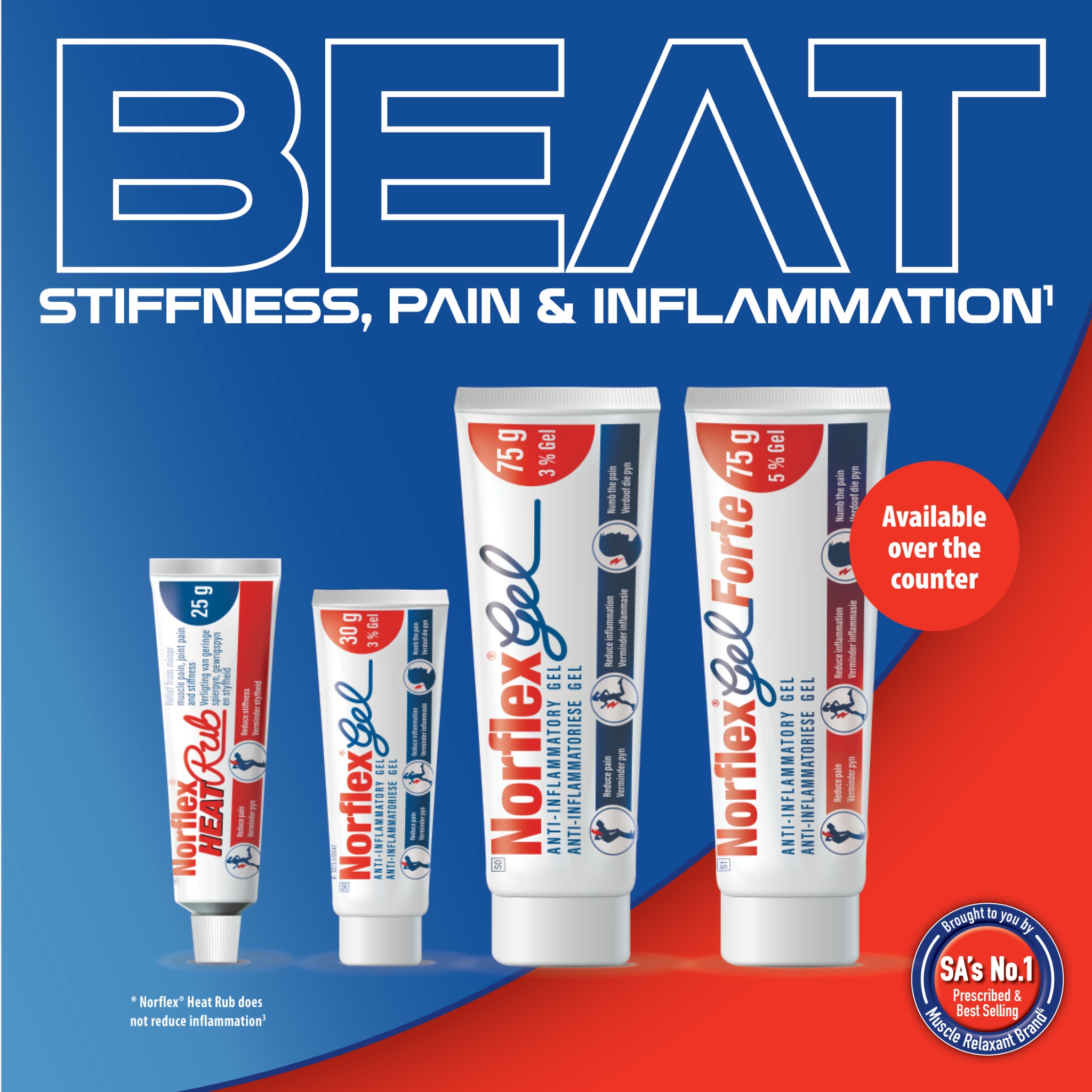 Norflex Gel South Africa Facebook ad