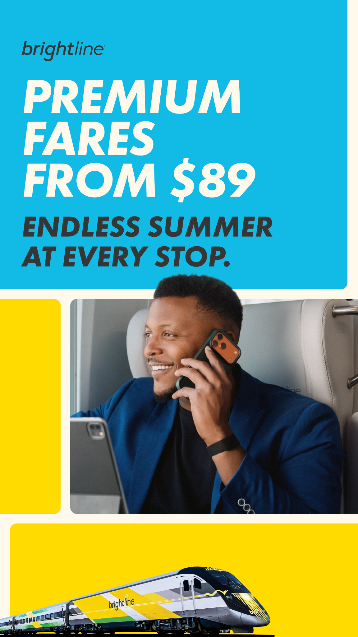 GoBrightline Facebook ad from Jul 17, 2026