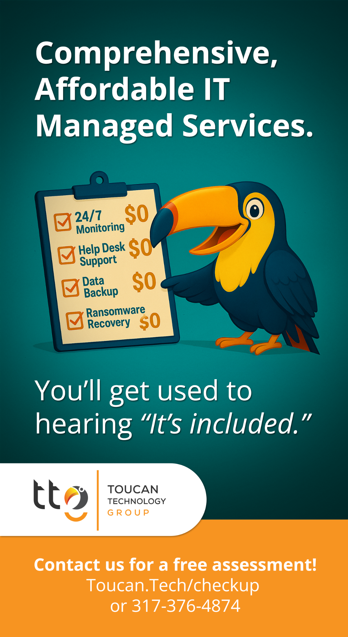 Toucan Technology Group Facebook ad from Feb 23, 2026