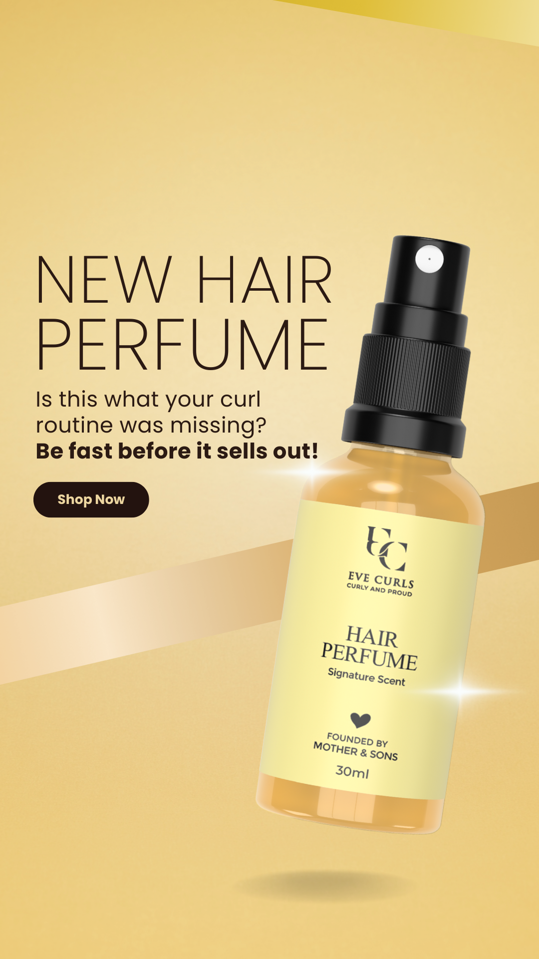 Eve Curls Facebook ad