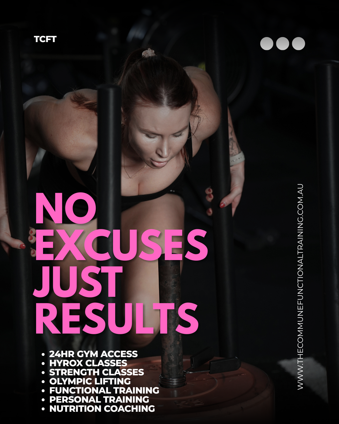 The Commune Functional Fitness Facebook ad