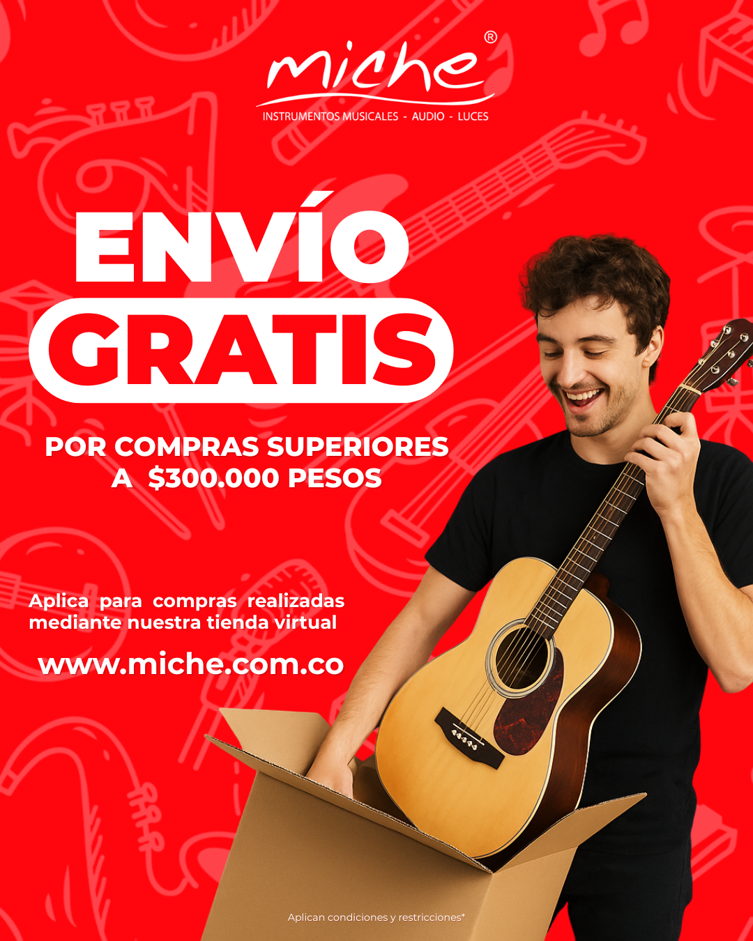 Miche Instrumentos Musicales Facebook ad