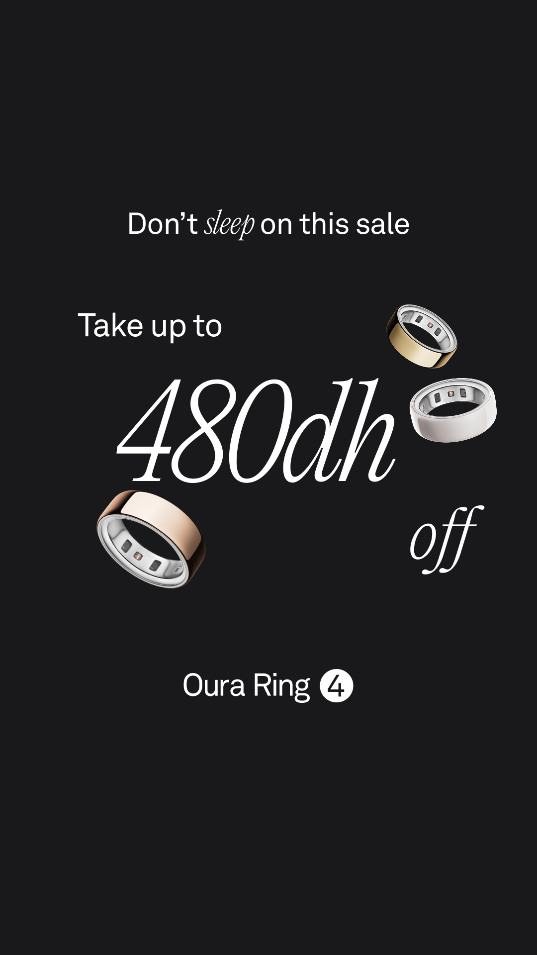 ŌURA Facebook ad
