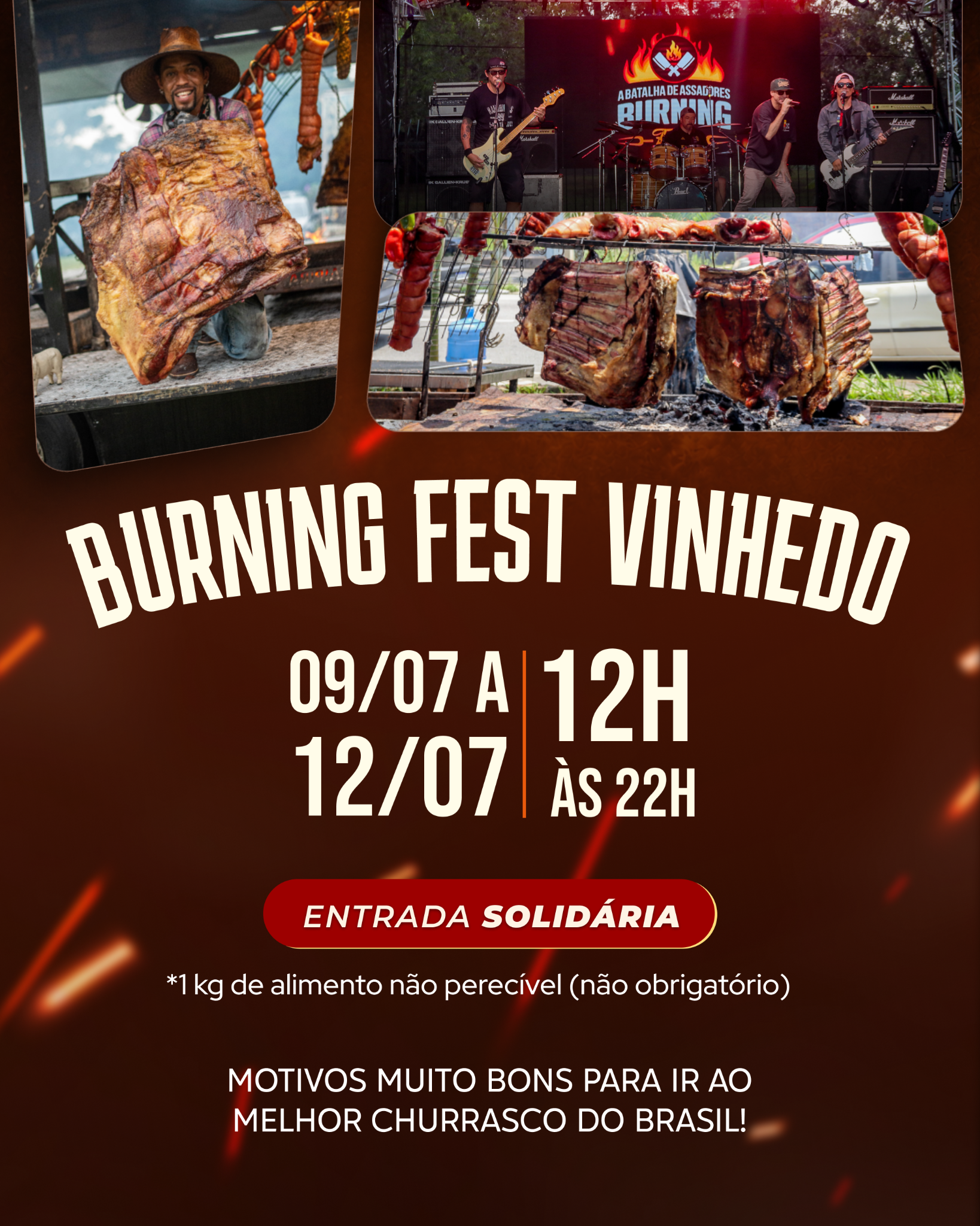 Burning Fest Facebook ad: VINHEDO, O MAIOR FESTIVAL GASTRONÔMICO DE CHURRASCO DO…