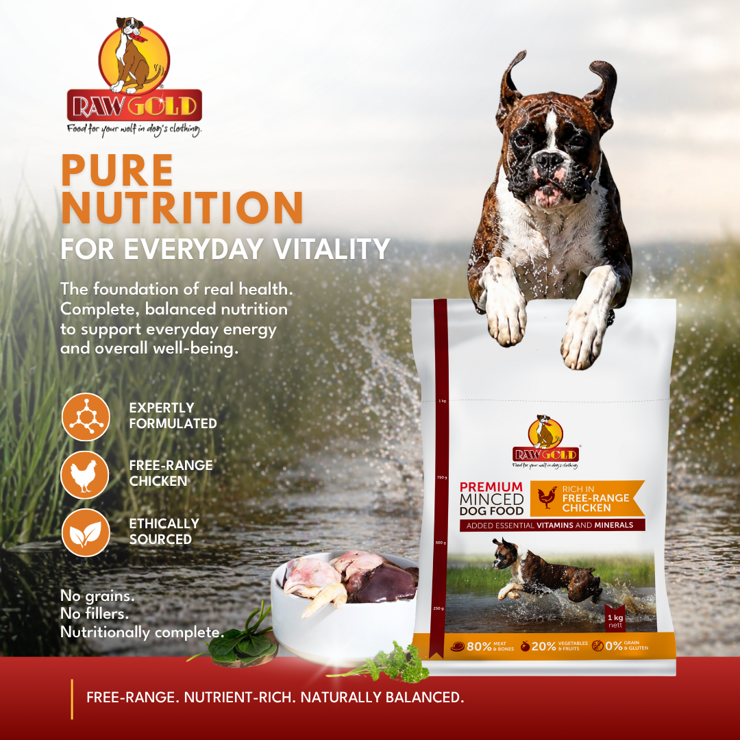 Raw Gold - Premium Hormone Free Raw Food for dogs Facebook ad