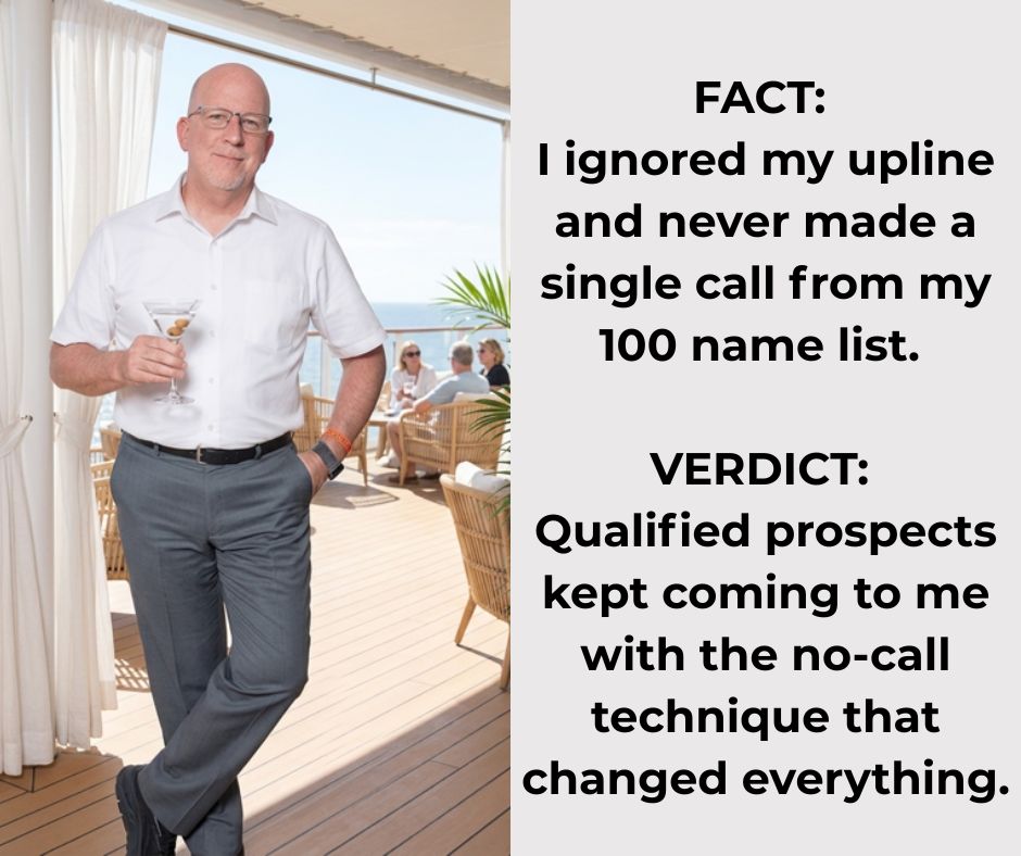 Mikeglassonline Facebook ad: Get Qualified Leads without Calling Anyone