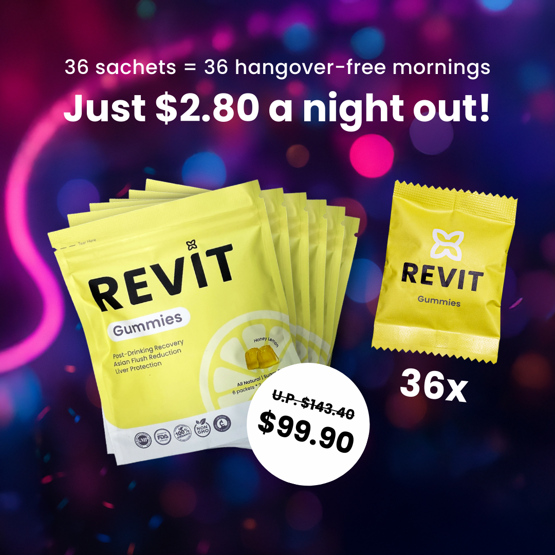 Revit Facebook ad: Less Than One Drink: $2.80 per consumption